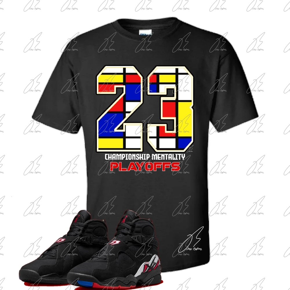 Jordan 8 Playoffs Matching Shirt,23 Unisex Graphic Tee,Best Gift,Mens